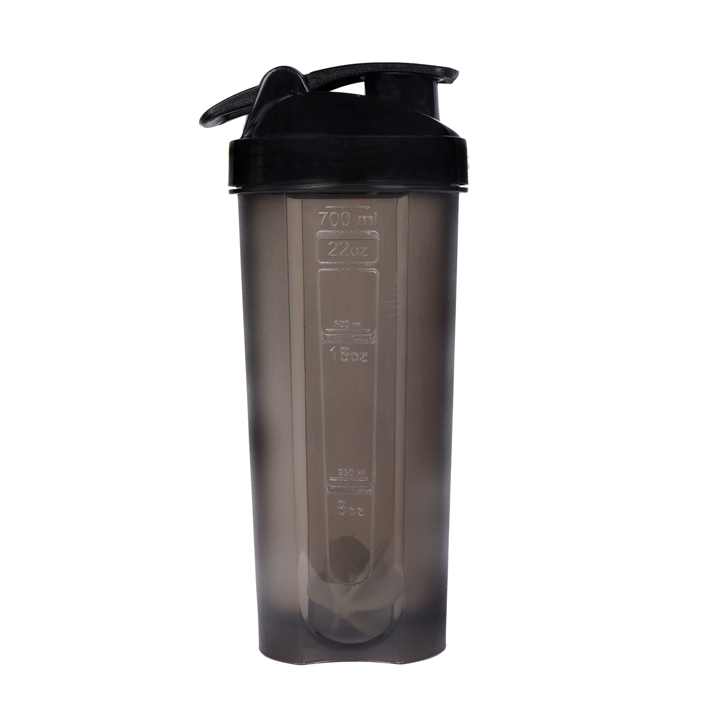 Muscleape Gym Typhoon Shaker Bottle 700Ml 100% Leakproof Guarantee Sipper Bottle Ideal For Protein,Preworkout And Bcaas,Bpa Free Material-Black