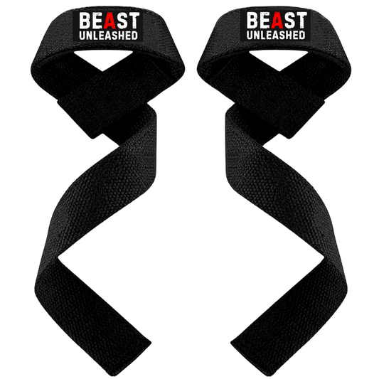 Muscleape Beast Mode Weight Lifting Straps Wrist Supporter For Gym. Gym Accessories Men & Women.