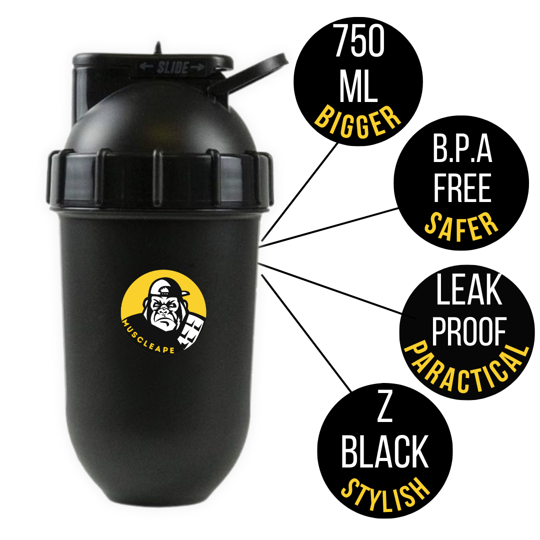 Muscleape Bullet shaker for protein shake protein shaker bottle gym shaker bottle shaker bottles gym protein shaker bottle shaker bottles for protein shake gym shaker for men 750ml