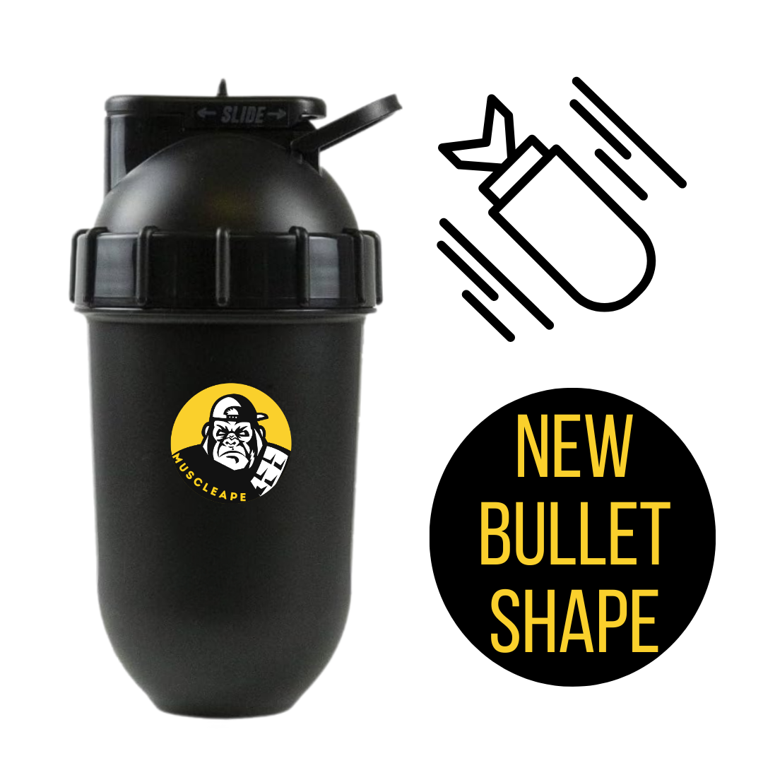 Muscleape Bullet shaker for protein shake protein shaker bottle gym shaker bottle shaker bottles gym protein shaker bottle shaker bottles for protein shake gym shaker for men 750ml