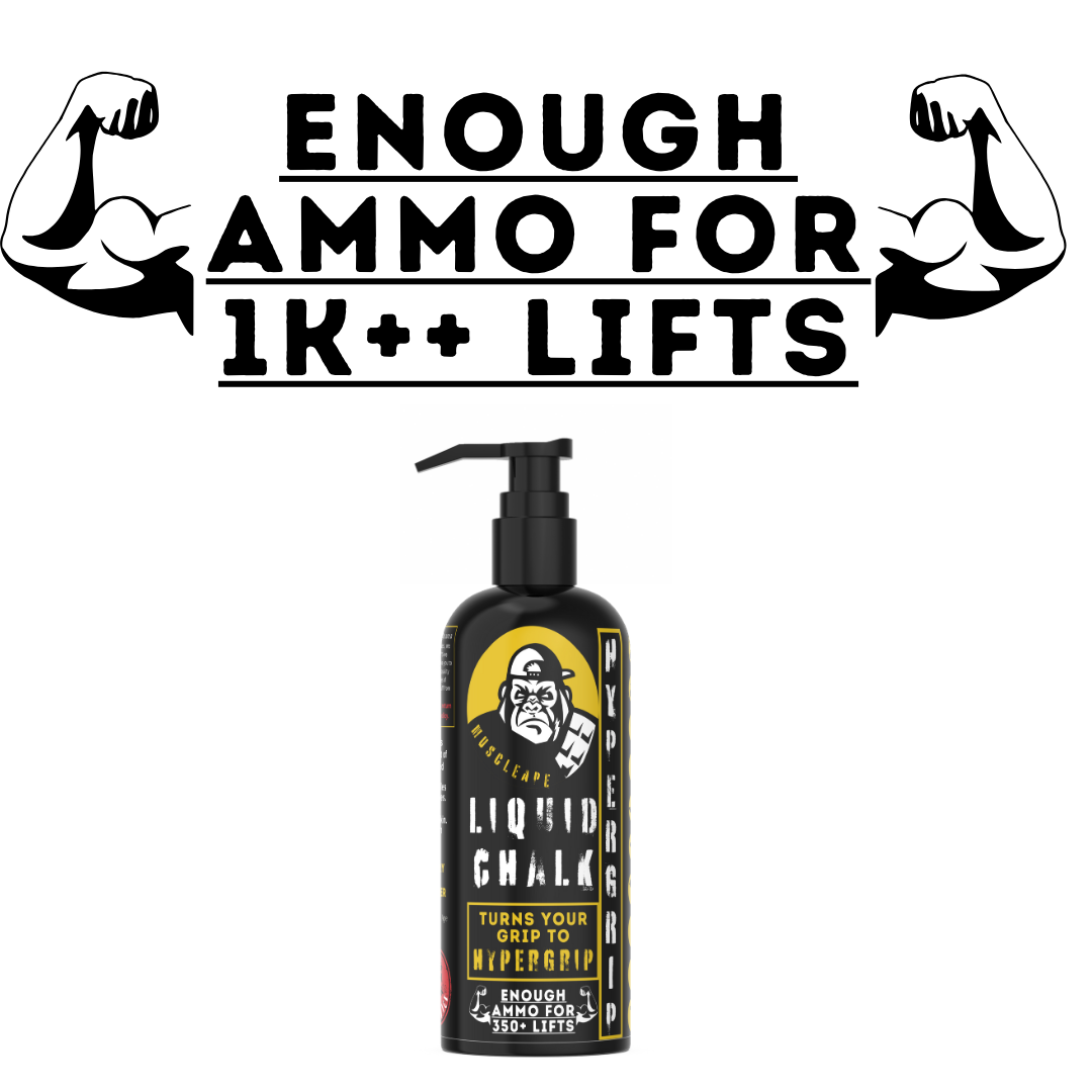 Muscle Ape Liquid Chalk 500ml for Better Grip. Liquid chalk for all types of sports which require a strong grip.