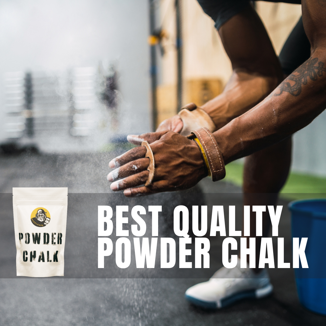 Muscleape Chalk Powder for Superior Grip. 200gm Premium Chalk for Weightlifting, Powerlifting, Calisthenics and Other Sports