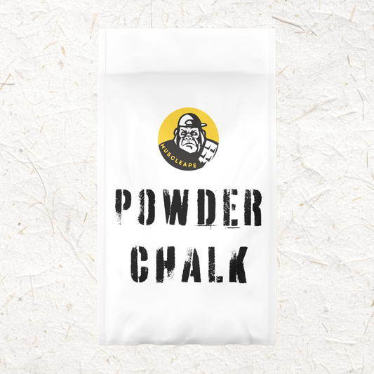 Muscleape Chalk Powder for Superior Grip. 500gm Premium Chalk for Weightlifting,Bodybuilding Powerlifting, Calisthenics and Other Sports.