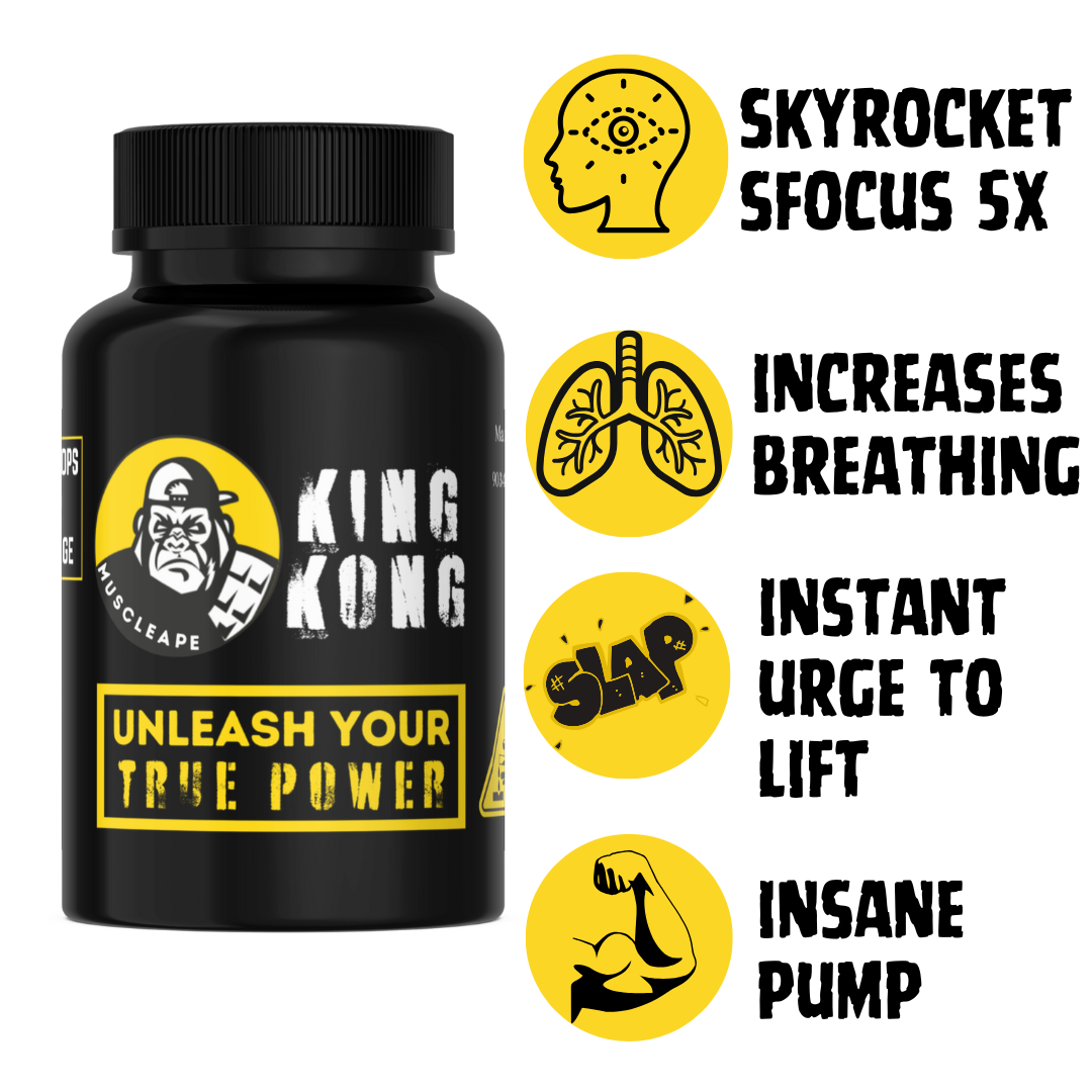 Muscleape King Kong |Polymerised Ammonia Smeliing Salt For Elite Powerlifters and Other Gym Athletes| Strongest Ammonia Stimulant| Open-Sniff-Bend The Barbell.50gm Pre Activated Ammonia Crystalls.